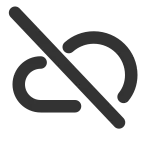 Cloud Off SVG Icon
